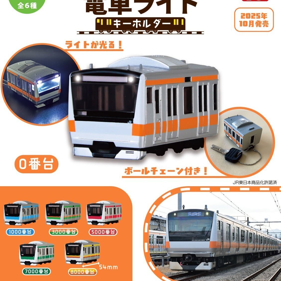 Toys cabin JR東日本電車電筒（10月預購）