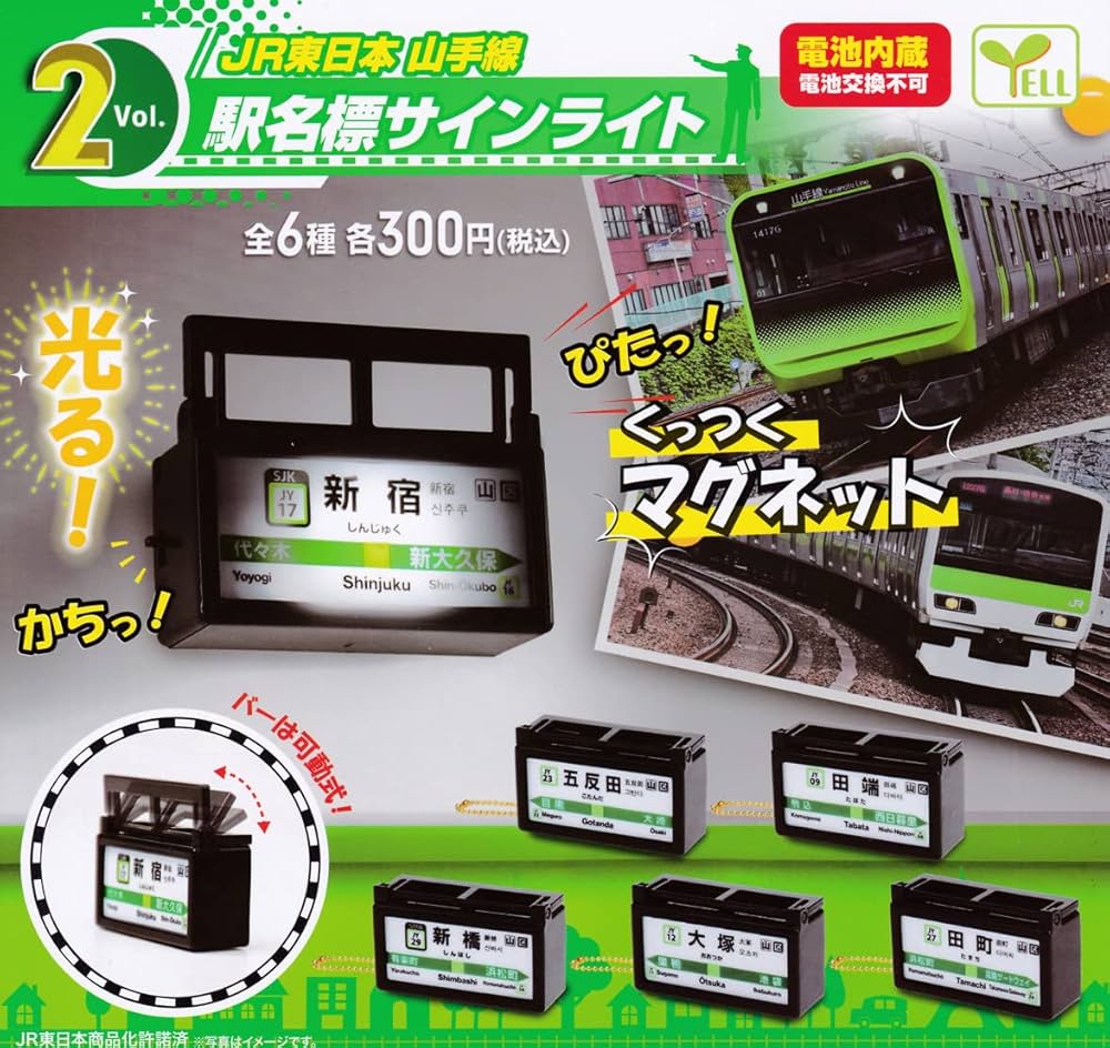 Yell 山手線車站燈箱2