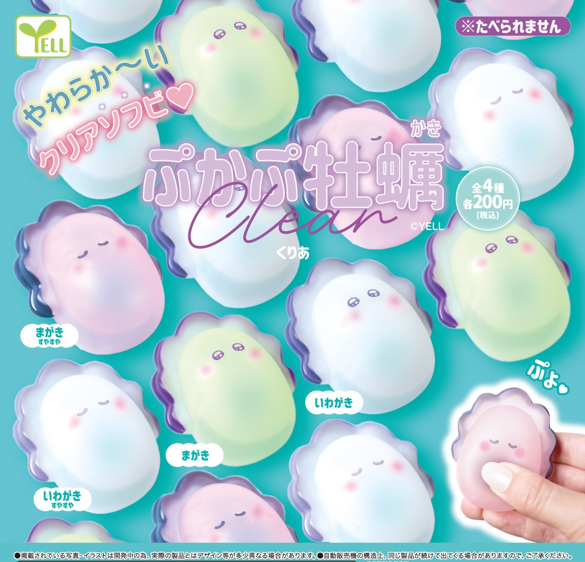 Yell 透明生蠔