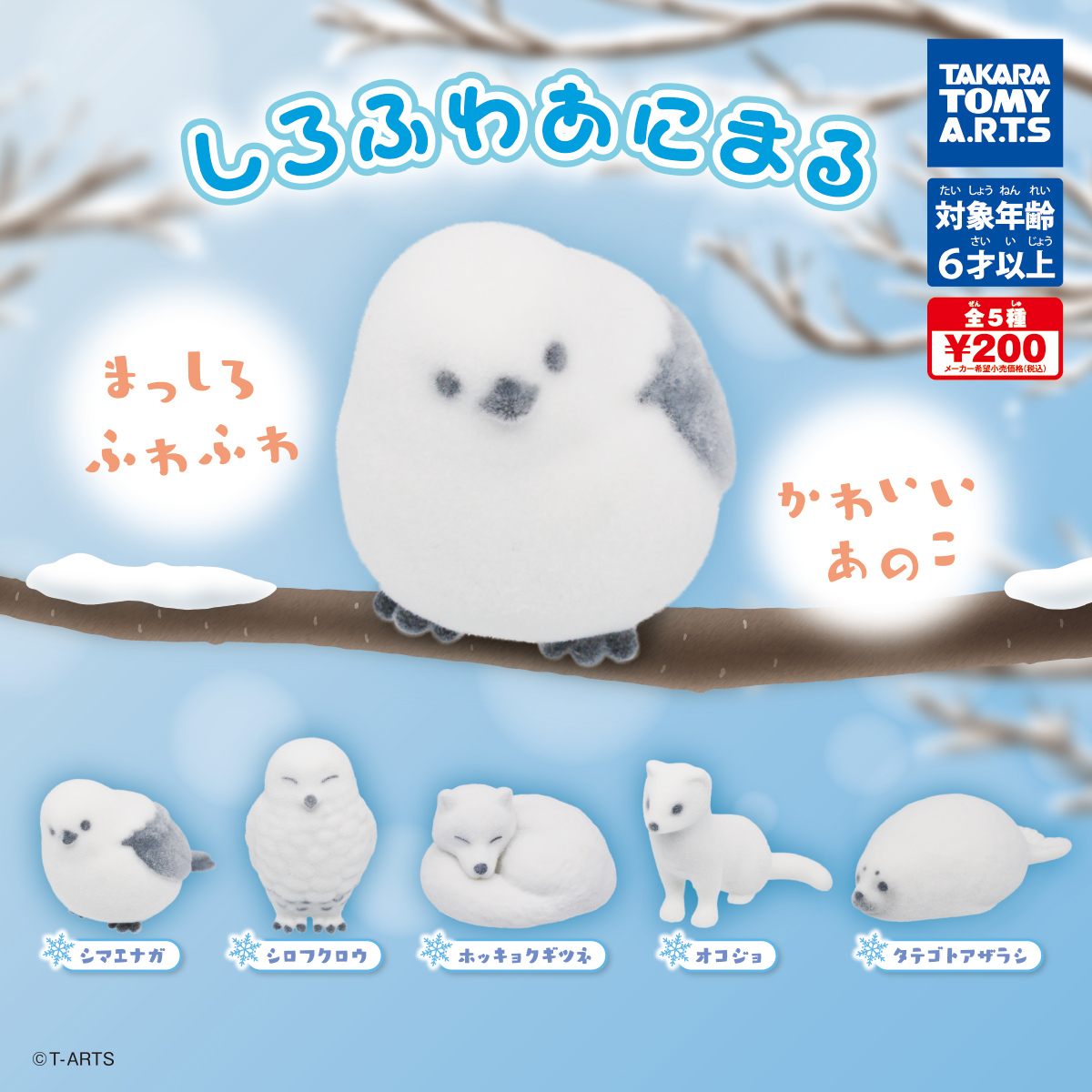 Takara Tomy 白色毛毛小動物（單售）