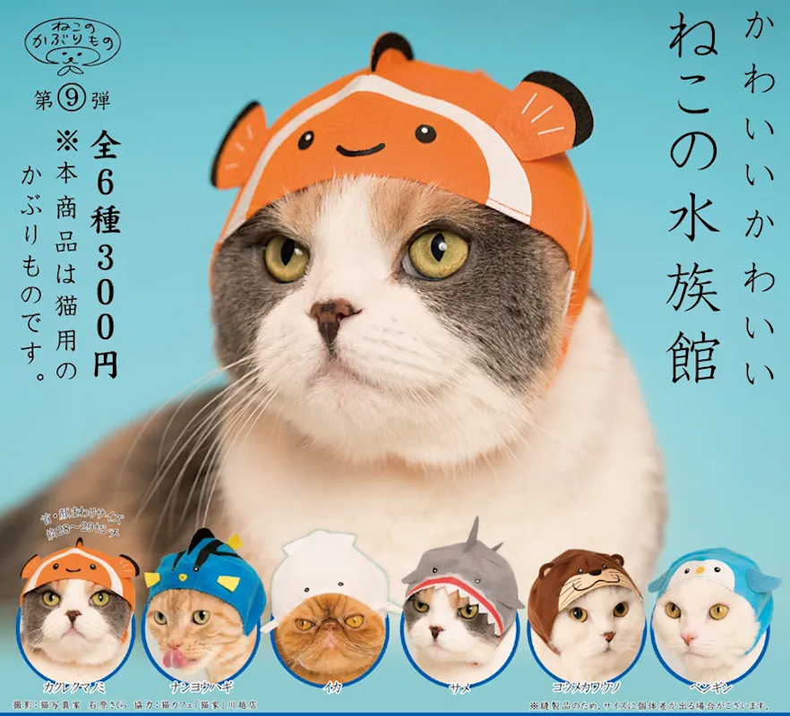 Kitan 貓咪服裝 水族館（單售）